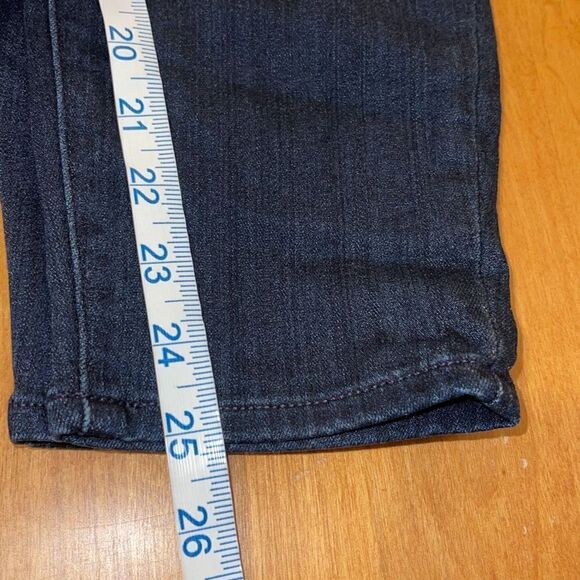 Paige Womens Verdugo Crop Midlake Skinny Denim Jeans Dark Wash Size 31 - Picture 10 of 10